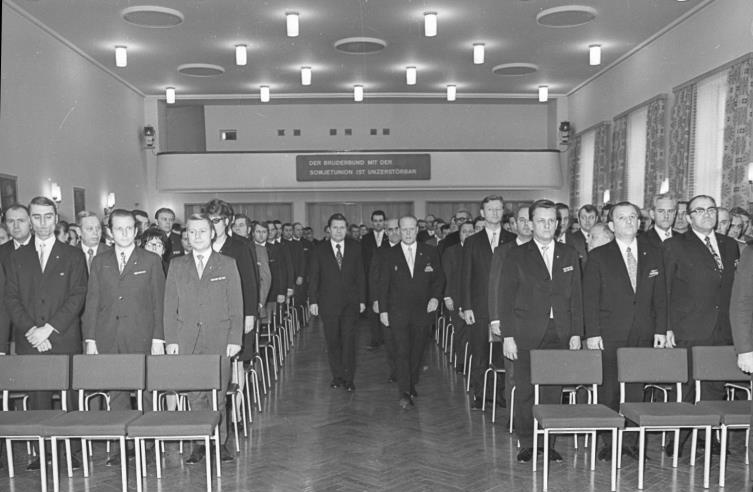 Stasi-Kinosaal bei einer Festveranstaltung, Foto: GMRE (BVfS Leipzig)